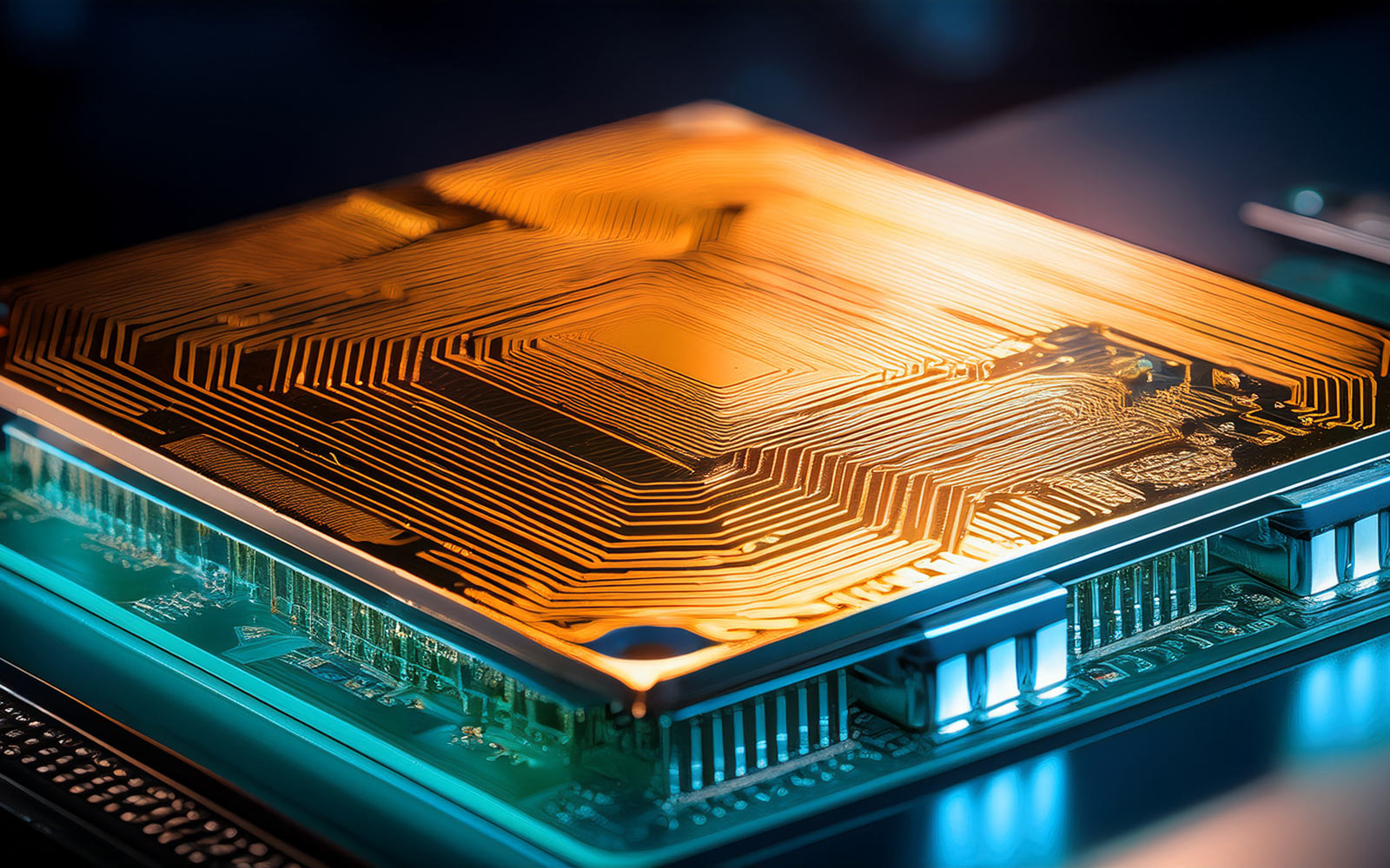 Silicon wafer semiconductor manufacturing